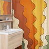 Psychedelic Hippie Shower Curtain, Retro 60s 70s Bathroom Decor