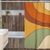 Psychedelic Retro Groovy Shower Curtain - Unique Bathroom Accessory