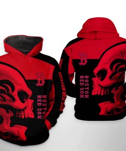 Punisher-inspired Boston Red Sox MLB Zip-Up Hoodie
