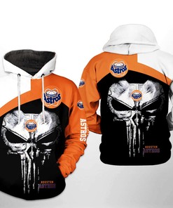 Punisher-inspired Houston Astros MLB 3D Hoodie