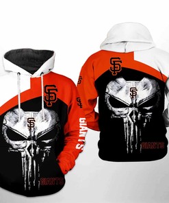 Punisher-inspired San Francisco Giants MLB 3D Hoodie
