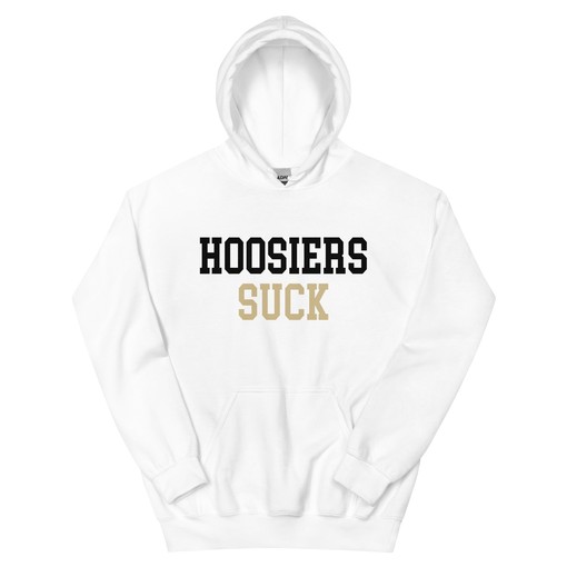 Purdue vs. Hoosiers Rivalry Sucks Hoodie Sweatshirt - College Shirts