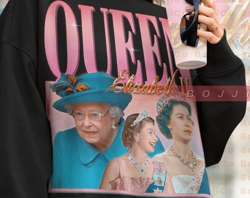 QUEEN ELIZABETH Vintage Tee - Best for Classic Movie T-Shirts Lovers - Image 4