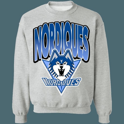 Quebec Nordiques Wolf Concept Retro NHL Sweatshirt Hoodie T-Shirt - Hockey Fan Gift - Image 2