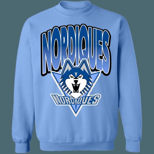 Quebec Nordiques Wolf Concept Retro NHL Sweatshirt Hoodie T-Shirt - Hockey Fan Gift - Image 4