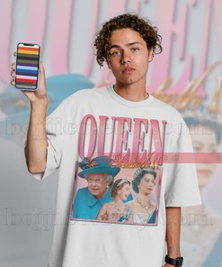 Queen Elizabeth RIP Tribute Tee - Forever Homage Tshirt for Fans - Retro 90s Queen Elizabeth Quotes Shirt