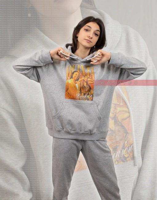 Quinta Brunson Stand-Up Sweatshirt, Black Lady Sketch Sweater, Abbott Elementary Retro Tee, Funny Movie Shirts - Image 2