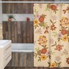 Quirky Retro Boho Flowers Shower Curtain - Groovy 60's 70's Hippie Bathroom Accessory
