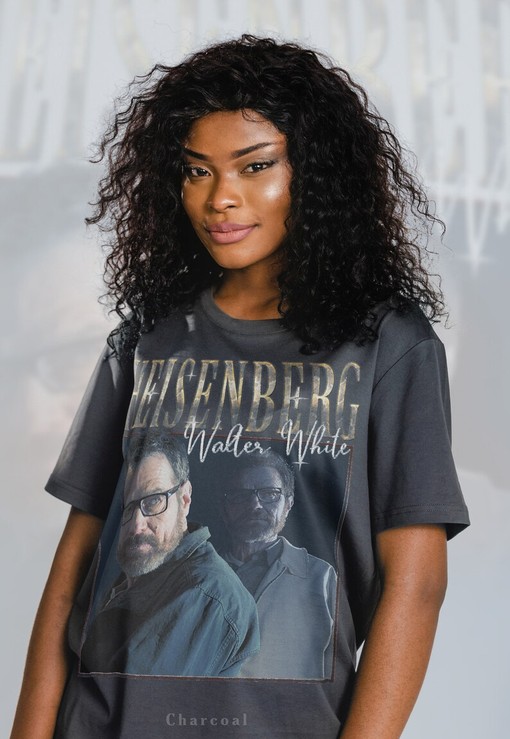 Quotes Movie Shirts: RETRO WALTER WHITE Shirt with Heisenberg and Jesse Pinkman
