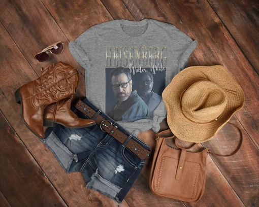 Quotes Movie Shirts: RETRO WALTER WHITE Shirt with Heisenberg and Jesse Pinkman - Image 3