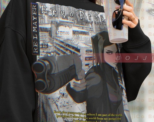 RE-I Mayer Vintage Sweater - Ergo Proxy Homage T-Shirt, Anime Otaku Merch Gift - Image 4