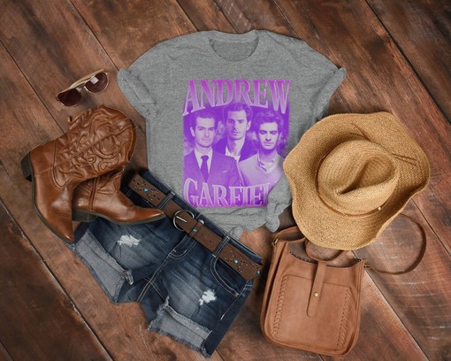 RETRO ANDREW GARFIELD Shirt, Film T-shirt for Movie Fans, Andrew Garfield Homage Tshirt, Andrew Garfield Merch Gift - Image 3