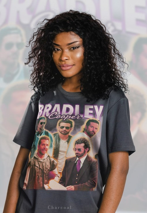 RETRO BRADLEY COOPER Classic Movie Homage Tshirt for Fans