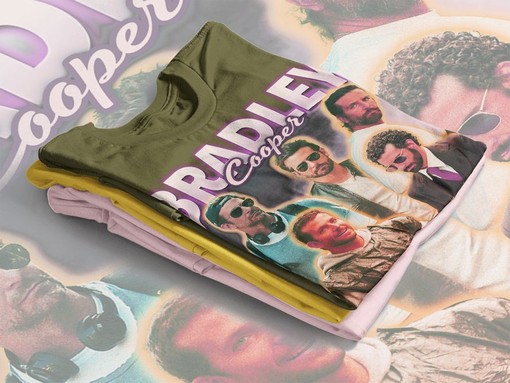 RETRO BRADLEY COOPER Classic Movie Homage Tshirt for Fans - Image 4