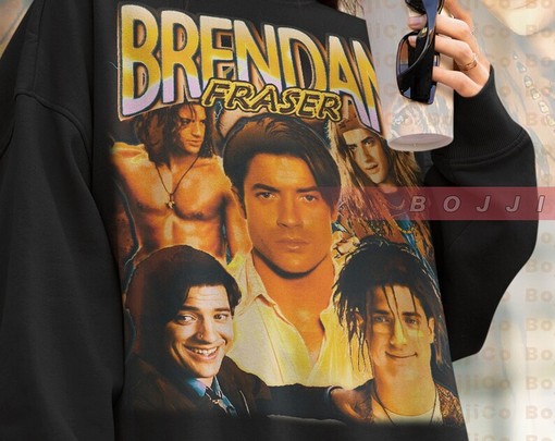 RETRO BRENDAN FRASER Sweatshirt, Rick O'Connell Vintage Sweater, 90s Movie Shirts, Brendan Fraser Merchandise - Image 4