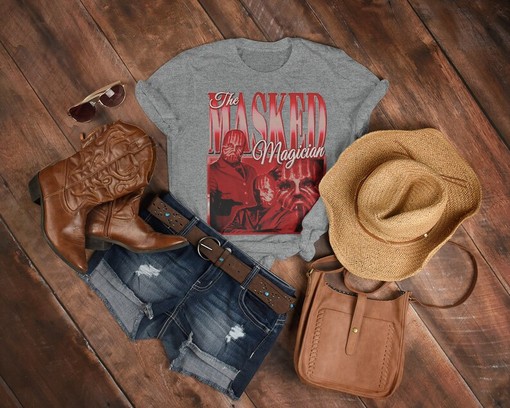 RETRO Breaking Code Tees, Nostalgic Famous Magician Reveal Shirt, Val Valentino's Big Secret Reveals, Magician Shirt - Image 4