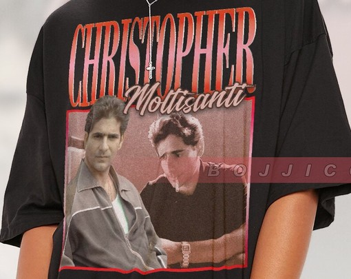 RETRO Christopher Moltisanti Vintage Italian Mafia Tee| Crime TV Series Tribute Shirt, La Cosa Nostra Merchandise - Image 2