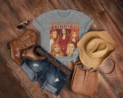 RETRO ELIZABETH OLSEN Tee - Vintage Tribute Tshirt for Fans - Scarlet Witch 90s Shirt with Elizabeth Actress Quote - Image 3