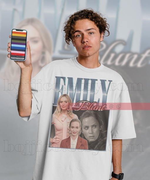 RETRO EMILY BLUNT Vintage Tee - Homage Shirt for Fans - Retro 90s Emily Blunt Quotes Merch