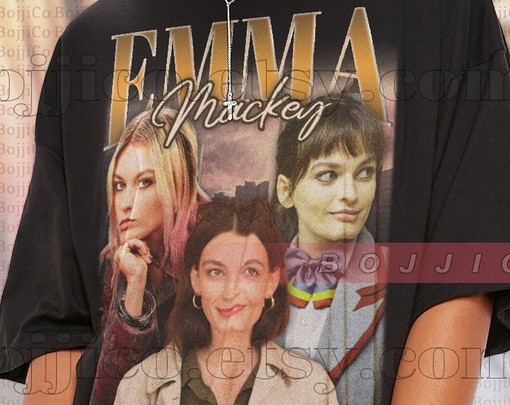 RETRO EMMA MACKEY Homage Tee - Vintage Shirt for Fans - Retro 90s Emma Mackey Quotes Merch - Image 2