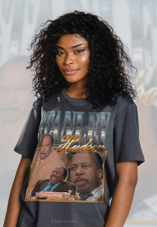 RETRO Funny TV Show Office Shirt, Stanley Hudson, Leslie David, Pam Beesly, The Office TV Show Merchandise