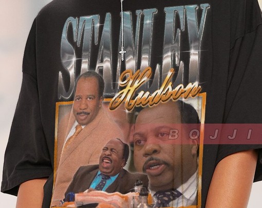 RETRO Funny TV Show Office Shirt, Stanley Hudson, Leslie David, Pam Beesly, The Office TV Show Merchandise - Image 2