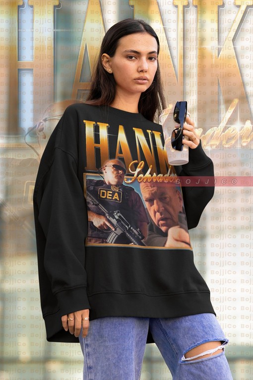 RETRO HANK SCHRADER Vintage Hoodie for Breaking Bad Lovers