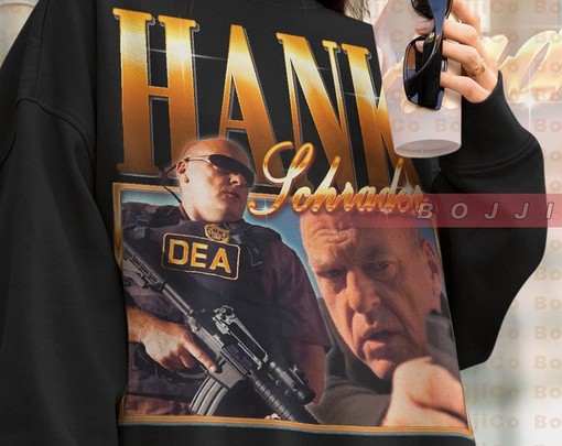 RETRO HANK SCHRADER Vintage Hoodie for Breaking Bad Lovers - Image 4