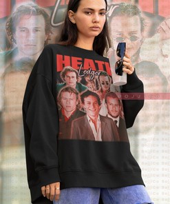 RETRO Heath Ledger Sweatshirt - Vintage Movie Shirts for Men, Film T-Shirt