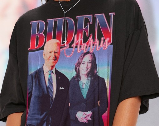 RETRO JOE BIDEN Shirt - Vintage Campaign Tee, Minimalist Movie Shirts - Image 2