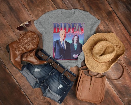 RETRO JOE BIDEN Shirt - Vintage Campaign Tee, Minimalist Movie Shirts - Image 3