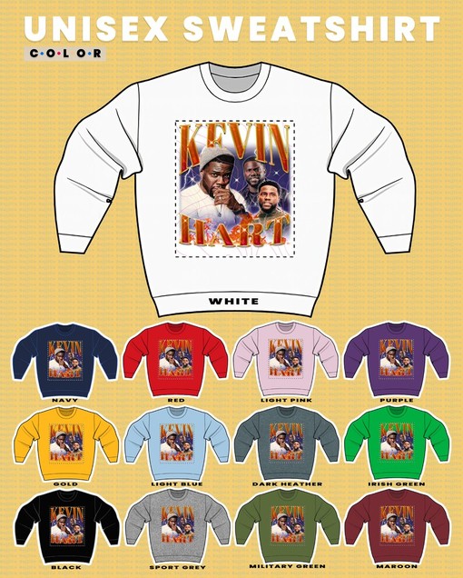 RETRO KEVIN HART Sweatshirt, Homage Sweater, Tour Fan Tee, Movie Shirts for Men - Image 3