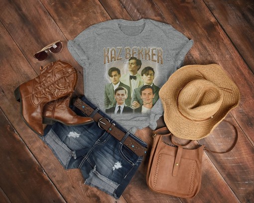 RETRO Kaz Brekker Shirt, Homage Tee, Greed Fan Tees, Movie Shirts for Men - Image 3