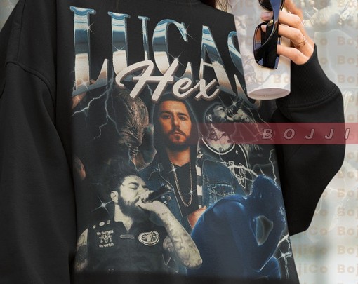 RETRO LUCAS HEX Sweatshirt, Lucas Hex Vintage Shirt, Lucas Hex Scranton Rapper Tee, 90s Sweater for Movie Fans - Image 4