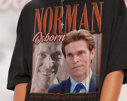 RETRO NORMAN OSBORN Homage Tee: Classic Movie T-Shirt for Film Lovers - Image 2