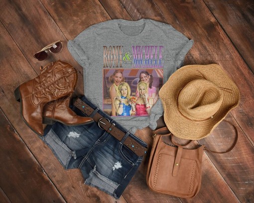 RETRO Romy and Michele's Vintage Reunion Tee, High School Photo Shirts, 90s Retro Merchandise, American Teen Movie - Image 3
