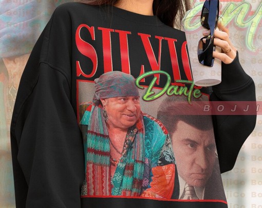 RETRO Silvio Dante Homage Vintage Sweater, Sopranos Sweathirt for Men, Silvo Dante Fan Merchandise - Image 2
