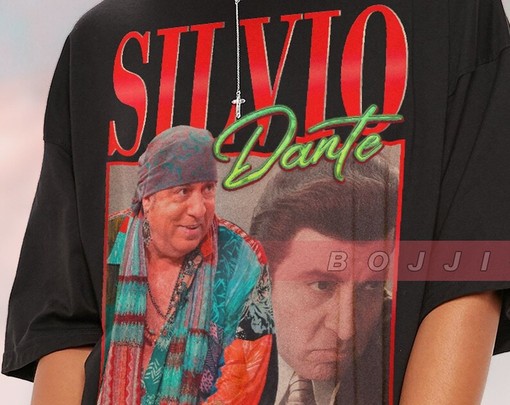 RETRO Silvio Dante Homage Vintage Tee, Sopranos T-Shirt for Men, Silvo Dante Fan Merchandise - Image 2