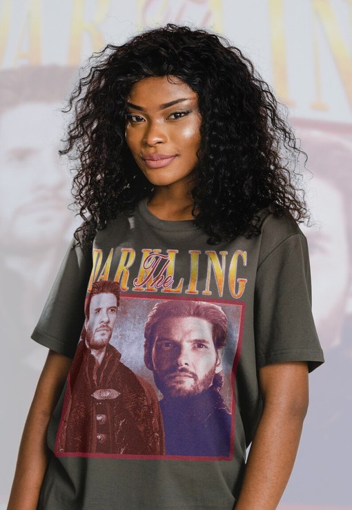 RETRO The Darkling Homage Vintage Tee, Grisha Trilogy Fan Merchandise, 90s Retro Sweater - Image 4