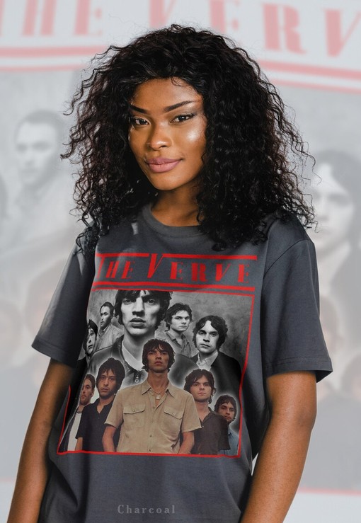 RETRO The Verve Vintage and Homage T-Shirt, Fan Merchandise for Men and Women, Music Band Tee
