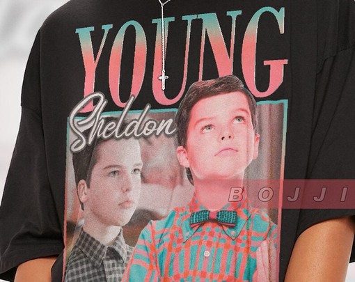 RETRO Young Sheldon Fan Tee, The Big Bang Theory Spin-off TV Show Shirt, Mary and Missy Cooper T-Shirt - Image 2