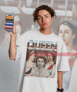 RIP QUEEN ELIZABETH Tee - Forever Homage Tshirt for Fans - Retro 90s Queen Elizabeth Quotes Shirt