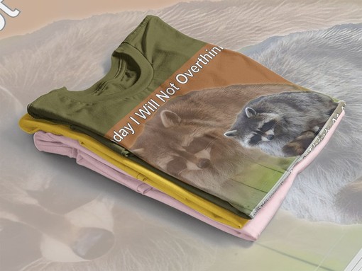 Raccoon's Mindful Meme Shirt Let's You Relax - Opossums Lover Shirt, Possums Shirt, and Eat Trash Possum Tee - Image 4