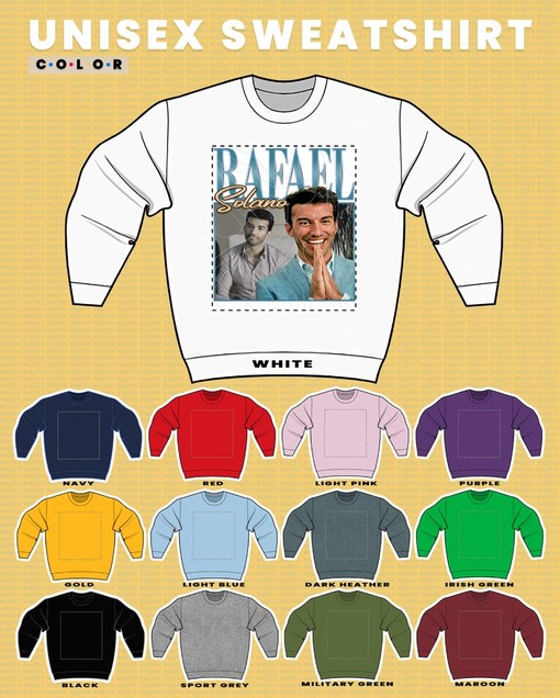 Rafael Solano Retro Sweatshirt, Justin Baldoni T-shirt, Jane the Virgin Actor Fan Tee, Romantic Drama TV Show - Image 3