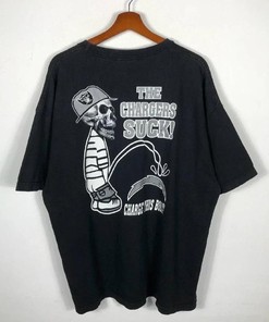 Raiders The Chargers Suck Vintage Sweatshirt T-shirt - Ideal Gift for Vintage NCAA Shirts & NFL Fans
