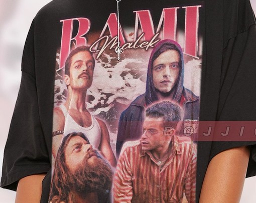Rami Malek Vintage Shirt, Museum Homage Tshirt, Ahkmenrah Fan Tees, Retro 90s Sweater, Bohemian Rhapsody Movie Shirt - Image 2