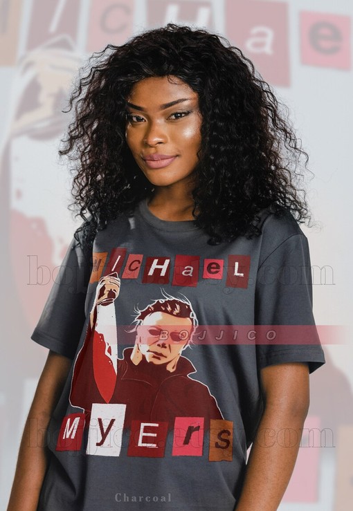Ransom-Style Michael Myers Shirt - Friday the 13th and Stranger Things Homage Tshirt with Halloween Theme