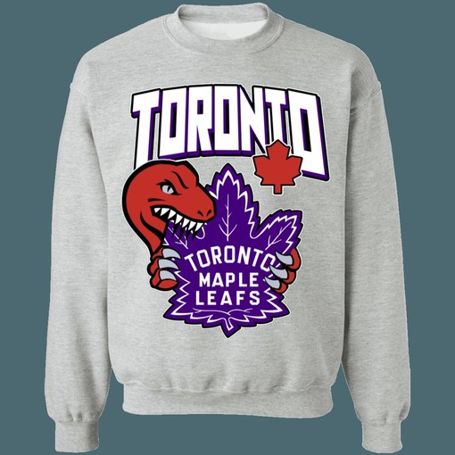 Raptors X Maple Leafs Mash-Up Unisex Sweatshirt Hoodie Shirt