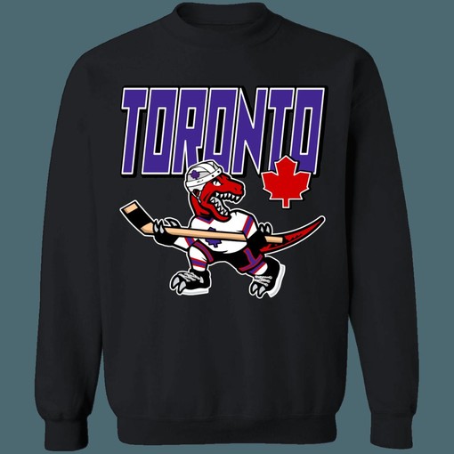 Raptors X Maple Leafs NHL NBA Mash-Up Unisex Sweatshirt Hoodie Shirt - Image 2