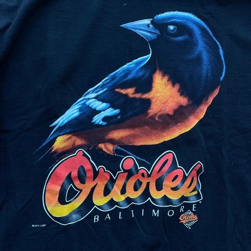 Rare Find for Baseball Fans: Vintage 90s Baltimore Orioles T Shirt MLB with Retro Design - Image 2